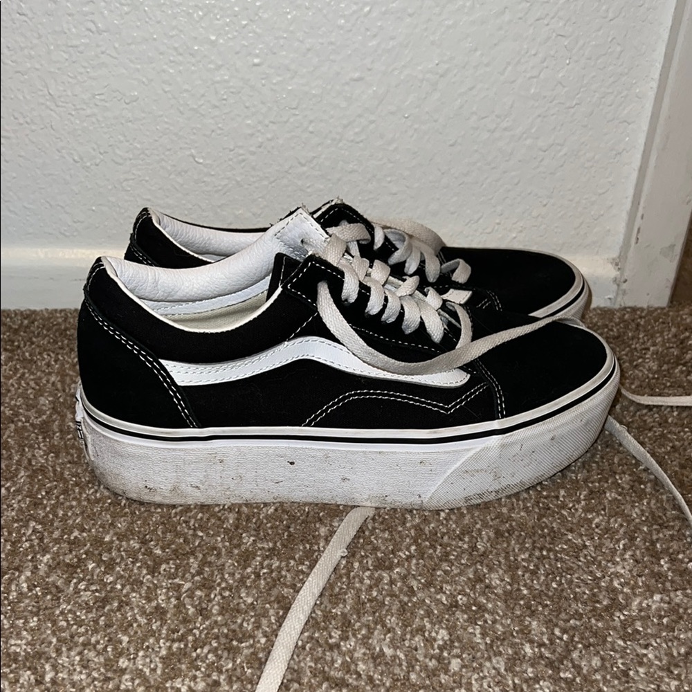 Platform Vans olds skool